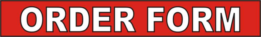 Pricelist/order form